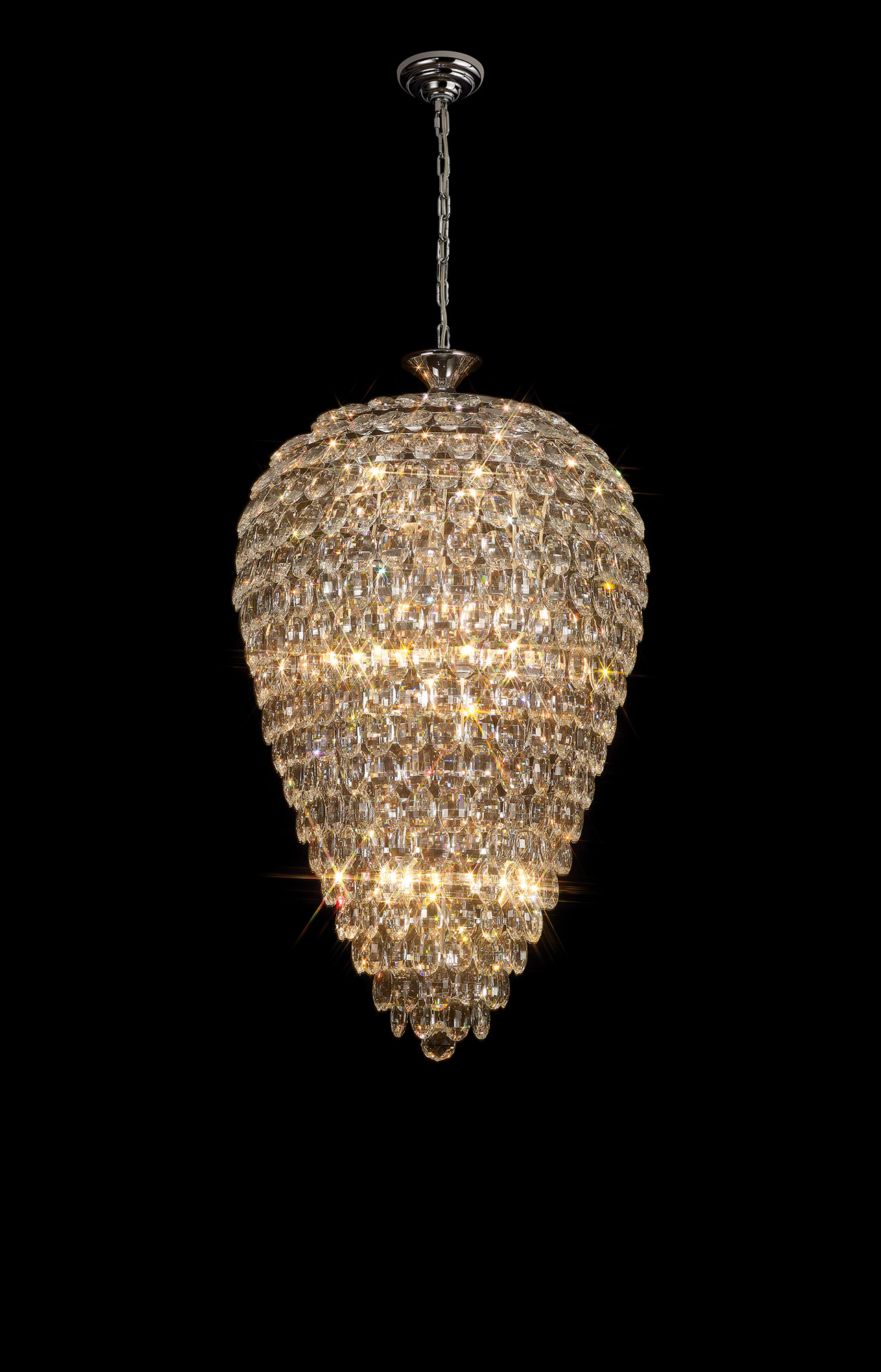 Coniston Polished Chrome Crystal Ceiling Lights Diyas Statement Crystal Fittings Coniston Polished Chrome Crystal Ceiling Lights Diyas Statement Crystal Fittings